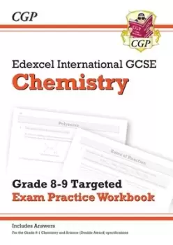 Image of New Edexcel International GCSE Chemistry Grade 8-9 Targeted Exam Practice Workbook with answers by CGP Books