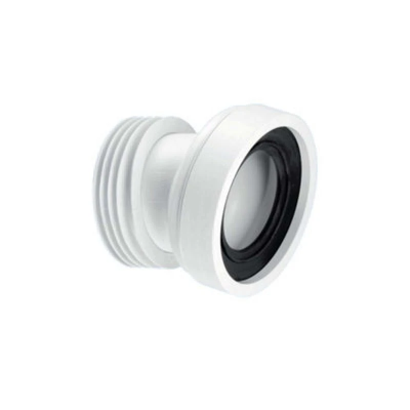 Image of McAlpine WC-CON7A 14° Angle Rigid WC Connector White