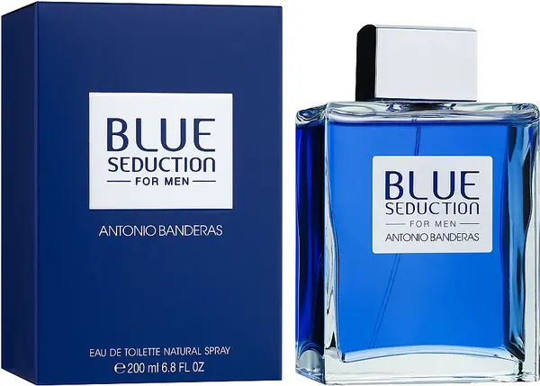 Image of Antonio Banderas Blue Seduction Eau de Toilette For Him 200ml