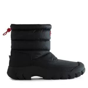 Image of Hunter Mens Intrepid Short Snow Boots Black UK 11