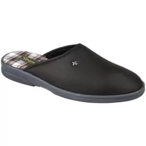 Image of Sleepers Mens Dwight Outdoor Sole Mule Slippers (11 UK) (Black)