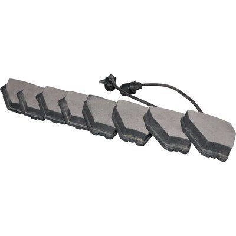 Image of JP GROUP 1163602710 Brake pad set JP Front Axle, with integrated wear warning contact Brake Pad Set,disc brake (402)