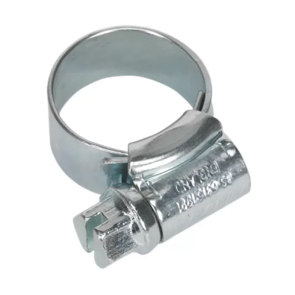 Image of Genuine SEALEY HCJM00 HI-GRIP® Hose Clip Zinc Plated Ø11-16mm Pack of 30