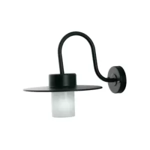 image of Fan Europe YORK Outdoor Dome Wall Light Black, IP44 39.5x30x31.5cm