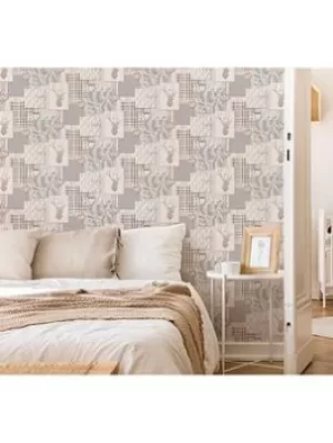 Image of Fresco Fresco Hygge Rose Gold Wallpaper