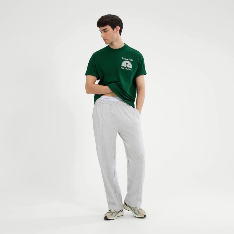 Image of Ellesse Mens Club Corsa T-Shirt Dark Green male X Large