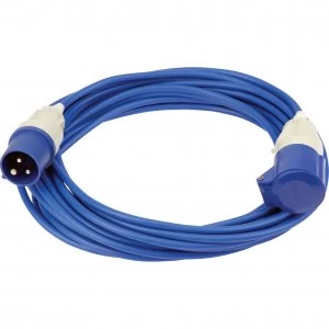 Image of Draper Extension Trailing Lead 16 amp 2.5mm Blue Cable 240v 14m