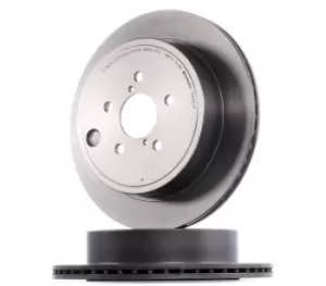 Image of BREMBO Brake disc TOYOTA,SUBARU 09.C662.11 26700AJ010,SU00300638 Brake rotor,Brake discs,Brake rotors
