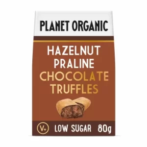 image of Planet Organic Low Sugar Hazelnut Truffles 80g