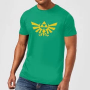 Image of Nintendo The Legend Of Zelda Hyrule Mens T-Shirt - Green - L
