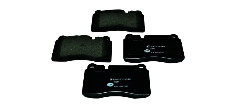 Image of HELLA Brake pad set HELLA 8DB 355 013-201