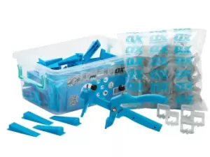 Image of OX Tools OX-P161811 1x13mm Pro Tile Level System Wedge & Spacer Set 201pc