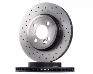 Image of BREMBO Brake disc MINI 09.A761.1X 34116774985,34116858651 Brake rotor,Brake discs,Brake rotors