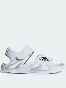Image of adidas Kids Adilette Sandal, White/Black, Size 1