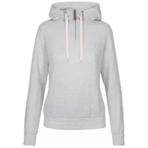 Image of Trespass Womens/Ladies Maren Marl Hoodie (L) (Pale Grey)