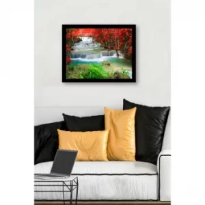Image of SC0665 Multicolor Decorative Framed MDF Painting