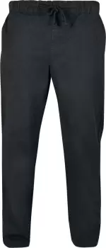 Image of Urban Classics Straight Slit Trouser, Black, Male, Pants, TB5521-00007