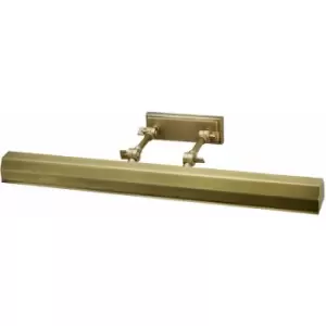 Image of Loops - 4 Bulb Adjustable Joints Directional Picture Light Aged Brass LED E14 40W