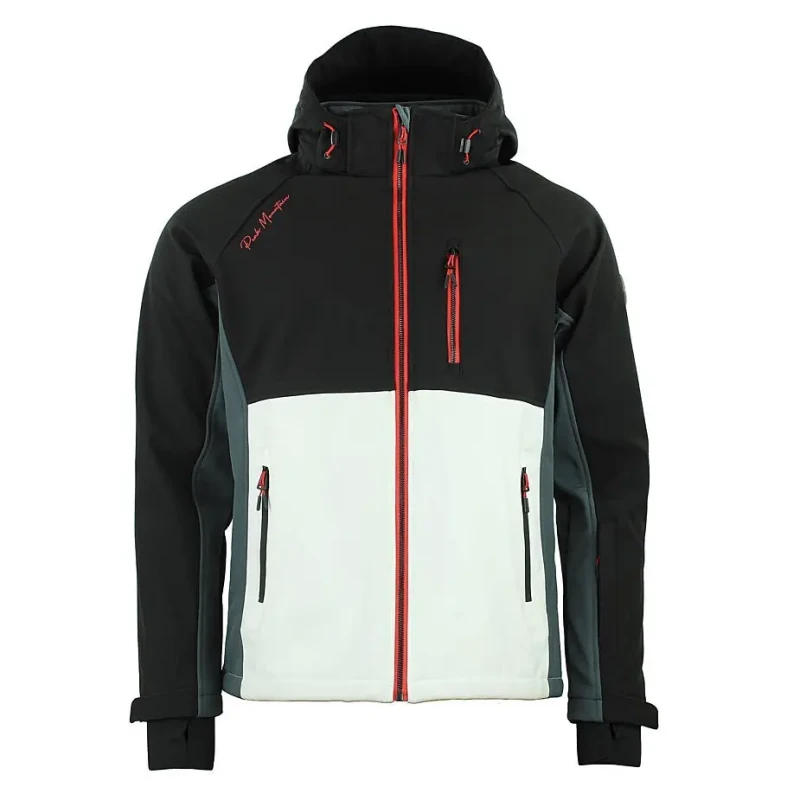 Image of Peak Mountain Jacket Peak Mountain Shoftshell Noir Male M CAMETIS/FF/B/NOIR/BLANC