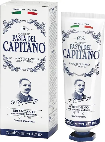 Image of Pasta del Capitano 1905 Whitening Toothpaste 75ml