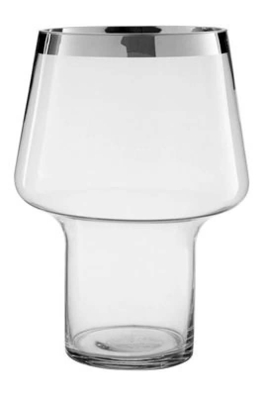 Image of Premier Housewares Verre Glass Vase Clear