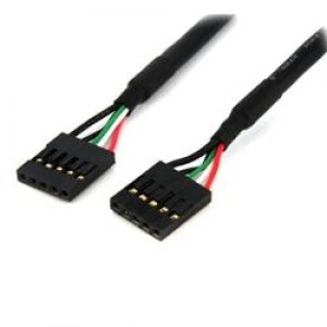 image of StarTech.com 24" Internal 5 pin USB IDC Motherboard Header Cable F/F