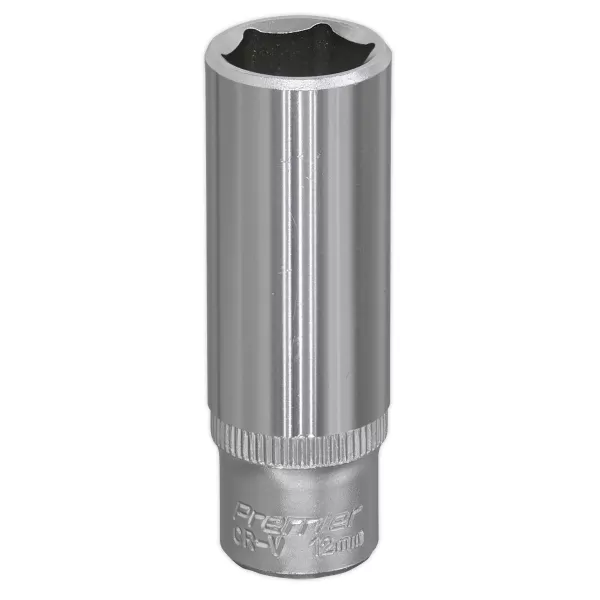 image of Genuine SEALEY S1412D WallDrive&#174; Socket 12mm Deep 1/4Sq Drive