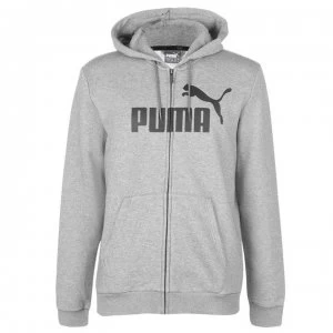 image of Puma No1 Zip Hoodie Mens - Grey