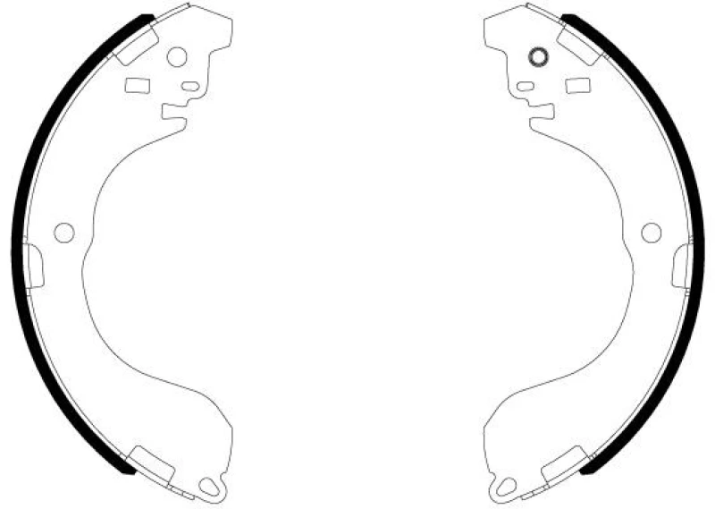 Image of Brake Shoe Set TEXTAR 91085800