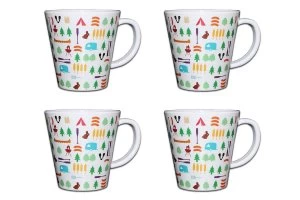 image of OLPRO Berrow Hill Melamine Mug Pack of 4