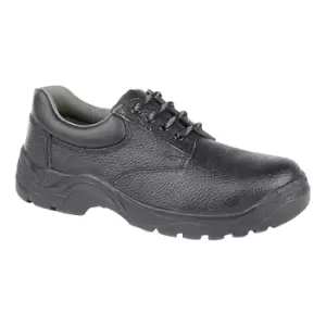 Image of Grafters Mens Padded Collar 4 Eye Safety Shoes (10 UK) (Black)