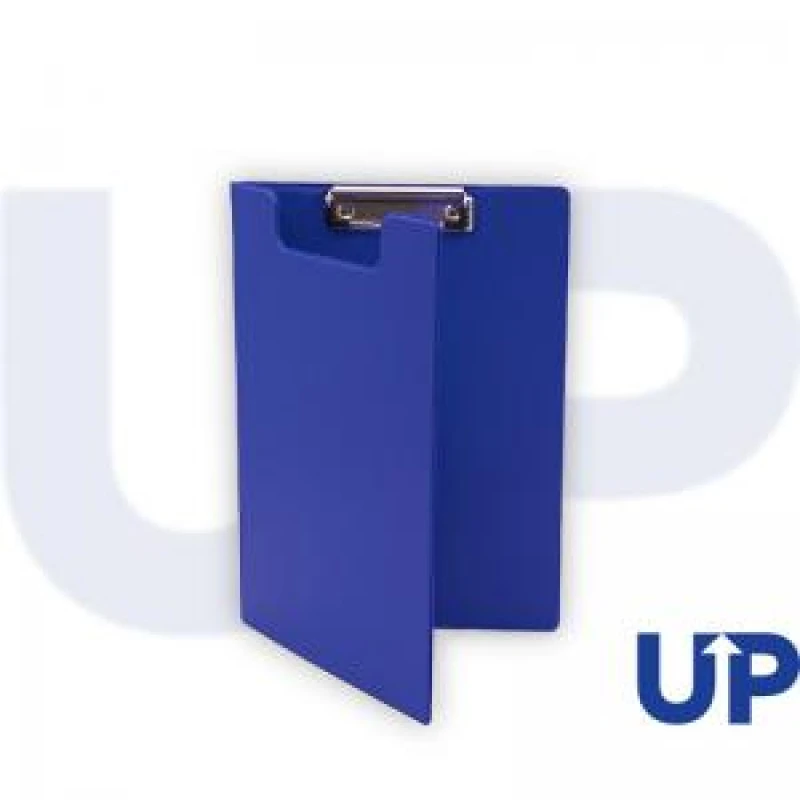 Image of UP A4 PVC Fold Over Clipboard Blue (10)