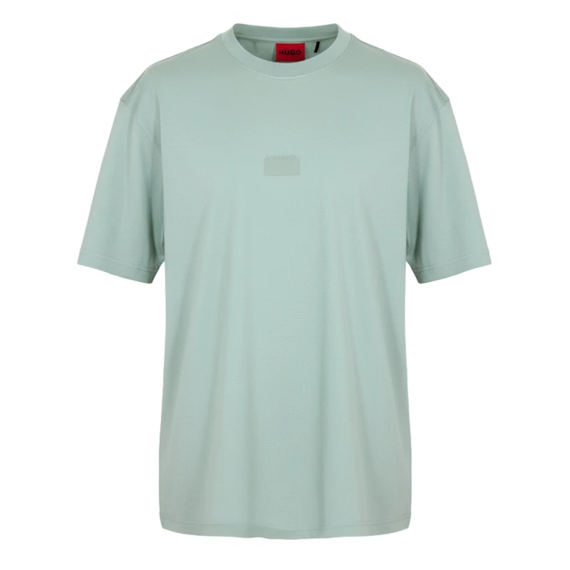 Image of Hugo Mens Delastee Short Sleeve Polo Shirt Green male S