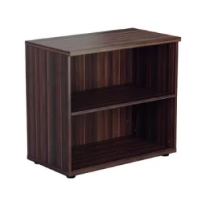 image of Jemini Wooden Bookcase 800x450x730mm Dark Walnut KF811329