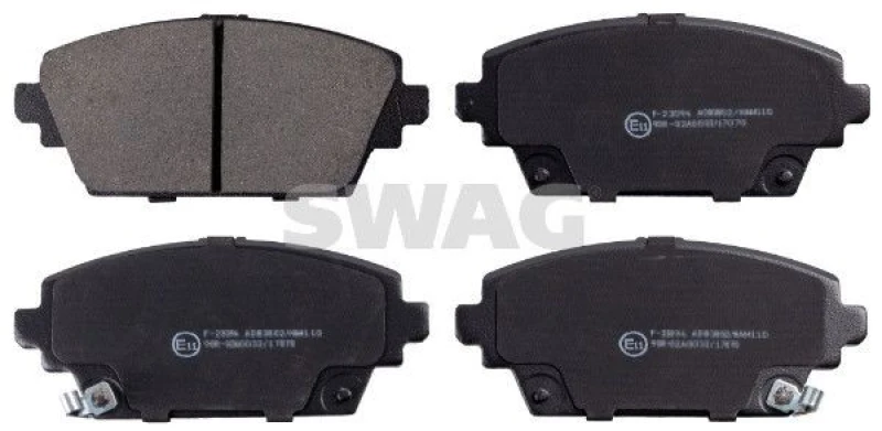 Image of Brake pad set SWAG 82 91 6389