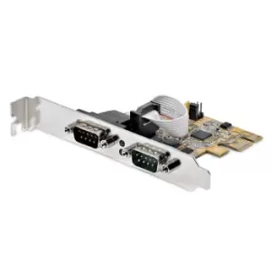 image of StarTech.com 2-Port PCI Express Serial Interface Card, Dual Port...