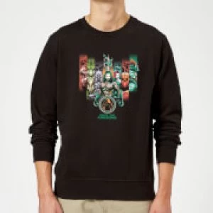 image of Aquaman Unite The Kingdoms Sweatshirt - Black