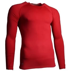 Image of Precision Essential Baselayer Long Sleeve Shirt Adult Red XLarge 46-48"