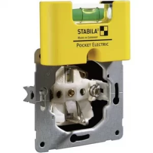 Image of Stabila Pocket ELECTRIC 17775 Mini spirit level 70 mm 1 mm/m