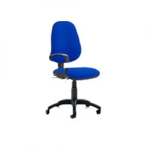 Image of Task Office Chair Eclipse III Lever Blue Fabric With Loop Arms