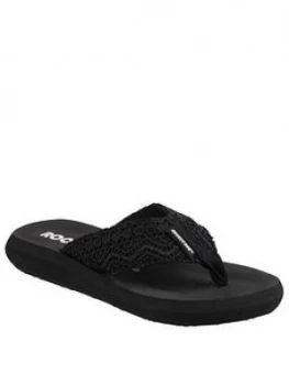 Image of Rocket Dog Spotlight Lima Flip Flop - Black