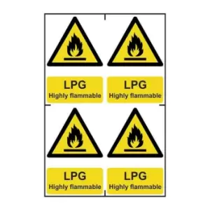 Image of LPG Highly Flammable - PVC (200 x 300mm)