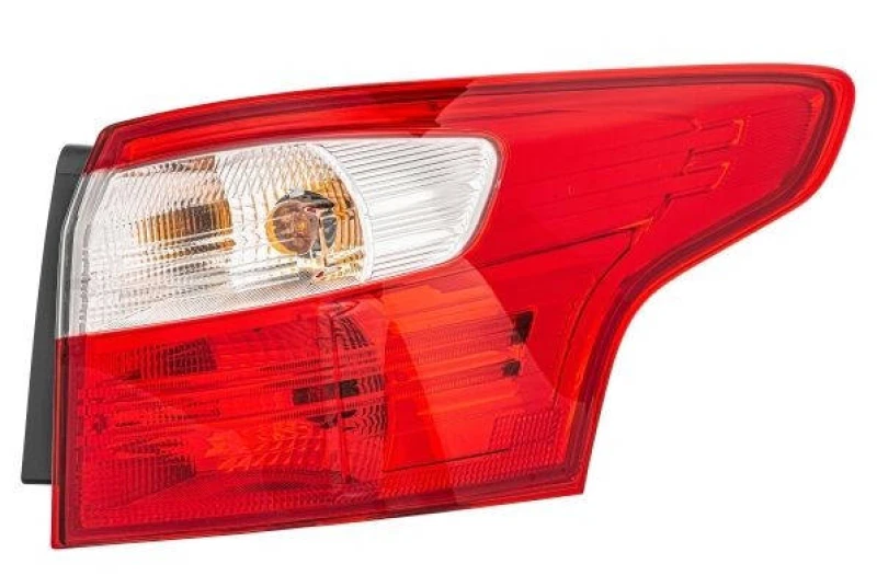 Image of HELLA 2VA 354 995-161 Rear light Outer section, with bulb holder, Right, PY21W, with bulbs Combination Rearlight (391)