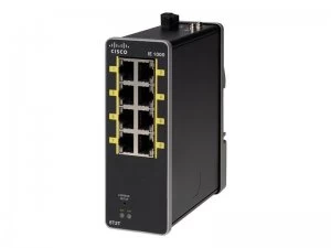 image of Cisco Industrial Ethernet 1000 Series - Switch - 8 Ports - Managed