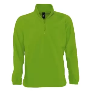 Image of SOLS Ness Unisex Zip Neck Anti-Pill Fleece Top (3XL) (Lime)