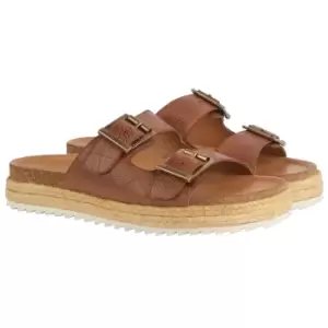Image of Barbour Womens Pamela Sandals Cognac UK 7