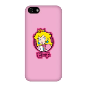 image of Nintendo Super Mario Peach Kanji Phone Case - iPhone 5C - Snap Case - Gloss