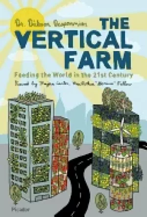 Image of vertical farm feeding the world in the 21st century