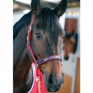 Image of John Whitaker Padded Head Collar - Red/Navy