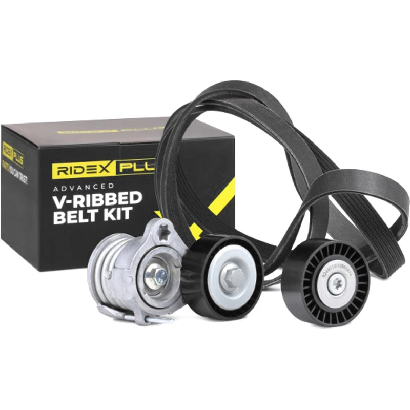 Image of RIDEX PLUS 542R0186P V-ribbed belt set V-Ribbed Belt Set (542)